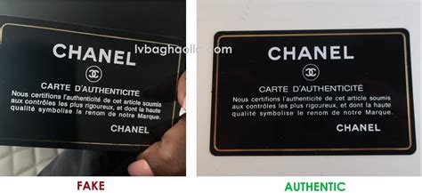 chanel verification card|Chanel authenticity card real or false.